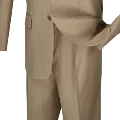 Regular Fit Suit 2 Button 2 Piece In Khaki 7 Regular Fit Suit 2 Button 2 Piece In Khaki -Suit Gold Style Shop 01 VIN 2TR KHAKI 15 4
