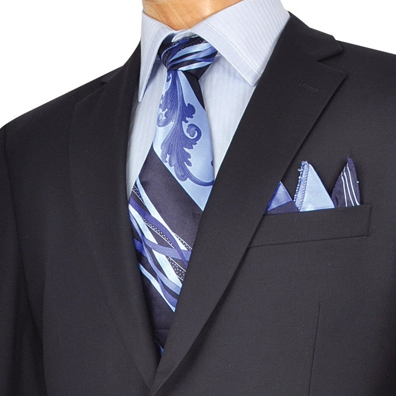 Regular Fit Suit 2 Button 2 Piece In Navy 4 Regular Fit Suit 2 Button 2 Piece In Navy - Image 2