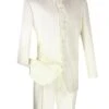 Men's Regular Fit Tuxedo 2 Piece 8 Buttons In Ivory -Suit Gold Style Shop 01 VIN 8HT IVORY 15 2