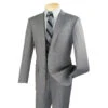 Slim Fit Men's Suit 2 Piece 2 Button In Gray -Suit Gold Style Shop 01 VIN SC900 12 GRAY 15 2
