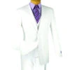 Slim Fit Men's Suit 3 Piece 2 Button In White -Suit Gold Style Shop 01 VIN SV2900 WHITE 15 2