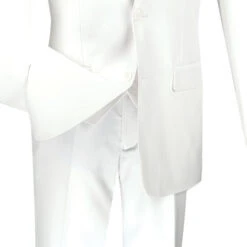 Slim Fit Men's Suit 3 Piece 2 Button In White -Suit Gold Style Shop 01 VIN SV2900 WHITE 15 4