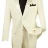 Royale Collection - Regular Fit 2 Piece Tuxedo In Ivory
