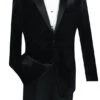 Men's Slim Fit Velvet Tuxedo 2 Piece In Black -Suit Gold Style Shop 01 VIN T SV BLACK 15 2