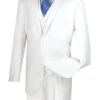 Morgan Collection - Regular Fit 3 Piece Suit 2 Button White 2 Morgan Collection - Regular Fit 3 Piece Suit 2 Button White -Suit Gold Style Shop 01 VIN V2TR WHITE 2