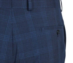 English Laundry 2-Piece Blue Plaid Wool Blend Slim Fit Dress Suit -Suit Gold Style Shop 12 2592x 50f8a6ef 2a97 4f6c 9241 5e8c7410e781