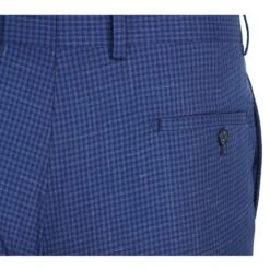 English Laundry 2-Piece Blue Mini-Check Wool Blend Slim Fit Dress Suit -Suit Gold Style Shop 12 2592x c9ded71b 9aa7 4157 b9de 114a9aaf5382