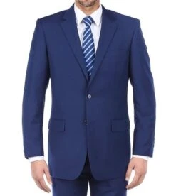 Vanderbilt Collection- Classic 2 Piece Suit 2 Buttons Regular Fit In Blue -Suit Gold Style Shop 1 54e56fba b556 4b00 96ac d0aba64bd37f