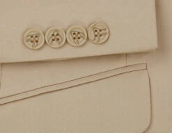 Vanderbilt Collection - Classic 2 Piece Suit 2 Buttons Regular Fit In Beige -Suit Gold Style Shop 201 3 detail2