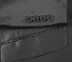 Black Slim Fit Sharkskin Italian Styled 2 Piece Suit 13 Black Slim Fit Sharkskin Italian Styled 2 Piece Suit -Suit Gold Style Shop 207 1 5 4a777326 f112 43ed 99ad 63c64cd1871c