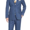 Regular Fit 2 Piece Notch Lapel 2 Button Suit In Blue -Suit Gold Style Shop 2106 3 02
