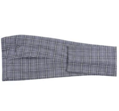 Regular Fit 2 Piece Notch Lapel Suit Gray Check Pattern 16 Regular Fit 2 Piece Notch Lapel Suit Gray Check Pattern -Suit Gold Style Shop 293 14 7