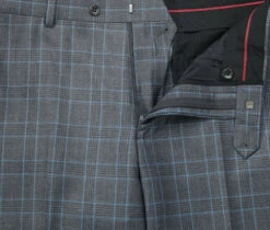 (46L) Regular Fit 2 Piece Dress Suit Windowpane In Light Gray -Suit Gold Style Shop 293 5 6 a87425b3 43c2 4307 b98a 1c87e6d93fc2