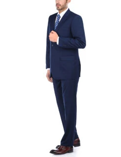 Vanderbilt Collection - Classic 2 Piece Suit 2 Buttons Regular Fit In Navy 14 Vanderbilt Collection - Classic 2 Piece Suit 2 Buttons Regular Fit In Navy -Suit Gold Style Shop 2 75a9f0a2 6dd9 4858 804d a936cc04d028