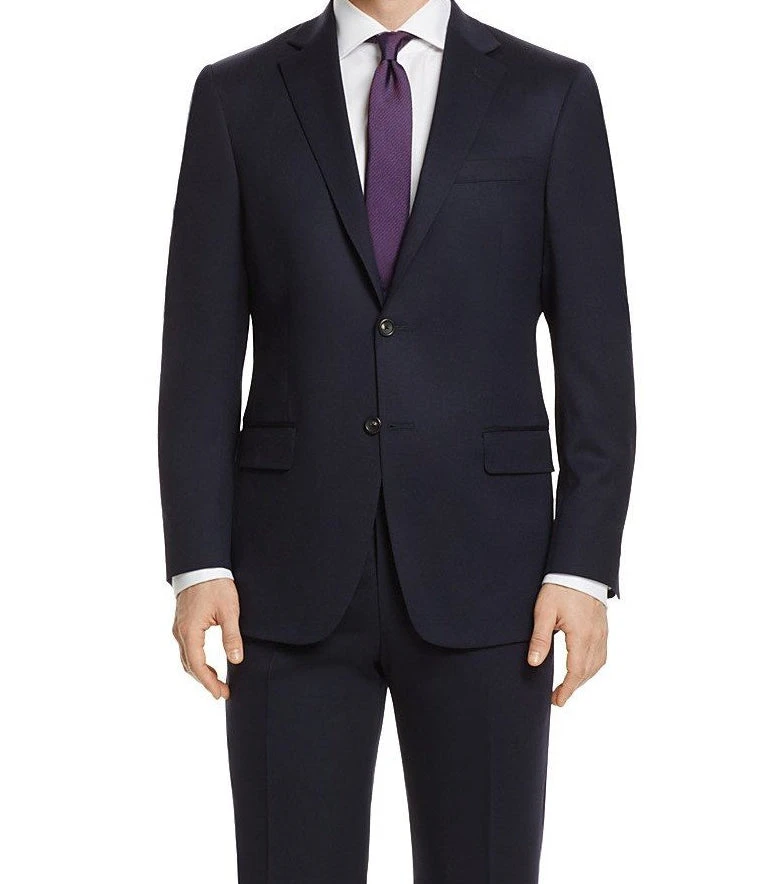 Regular Fit Suit 2 Button 2 Piece In Navy 3 Regular Fit Suit 2 Button 2 Piece In Navy