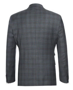 English Laundry 2-Piece Gray Plaid Wool Blend Slim Fit Dress Suit -Suit Gold Style Shop 3 2592x f08d0755 e8a9 4556 bed9 aba1341fcfc0