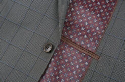 Trevi Collection - 2 Piece Suit 2 Buttons Windowpane Regular Fit In Gray -Suit Gold Style Shop 4Z8A1043s 34fb52f0 d354 4cef ba8f 1ed316683ace