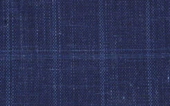 Wool And Silk Regular Fit Blazer Windowpane Pattern In Navy -Suit Gold Style Shop 4Z8A1201
