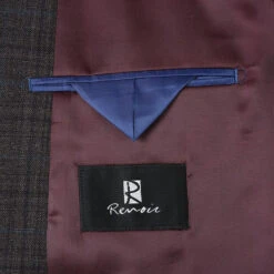 (52L) Wool Blend Regular Fit Checked Blazer In Brown -Suit Gold Style Shop 4Z8A2056 1944x a304d8b8 97a2 41ae bacf 0e4aa63d6025