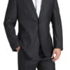 100% Virgin Wool Regular Fit 2 Piece Suit 2 Button In Charcoal -Suit Gold Style Shop 4Z8A4132s