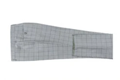 100% Wool Slim Fit Windowpane Dress Suit 2 Piece In Gray 14 100% Wool Slim Fit Windowpane Dress Suit 2 Piece In Gray -Suit Gold Style Shop 4Z8A7398