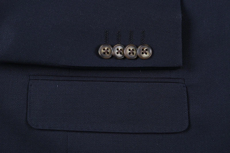 Wool Regular Fit Blazer Solid Color In Black 6 Wool Regular Fit Blazer Solid Color In Black - Image 4