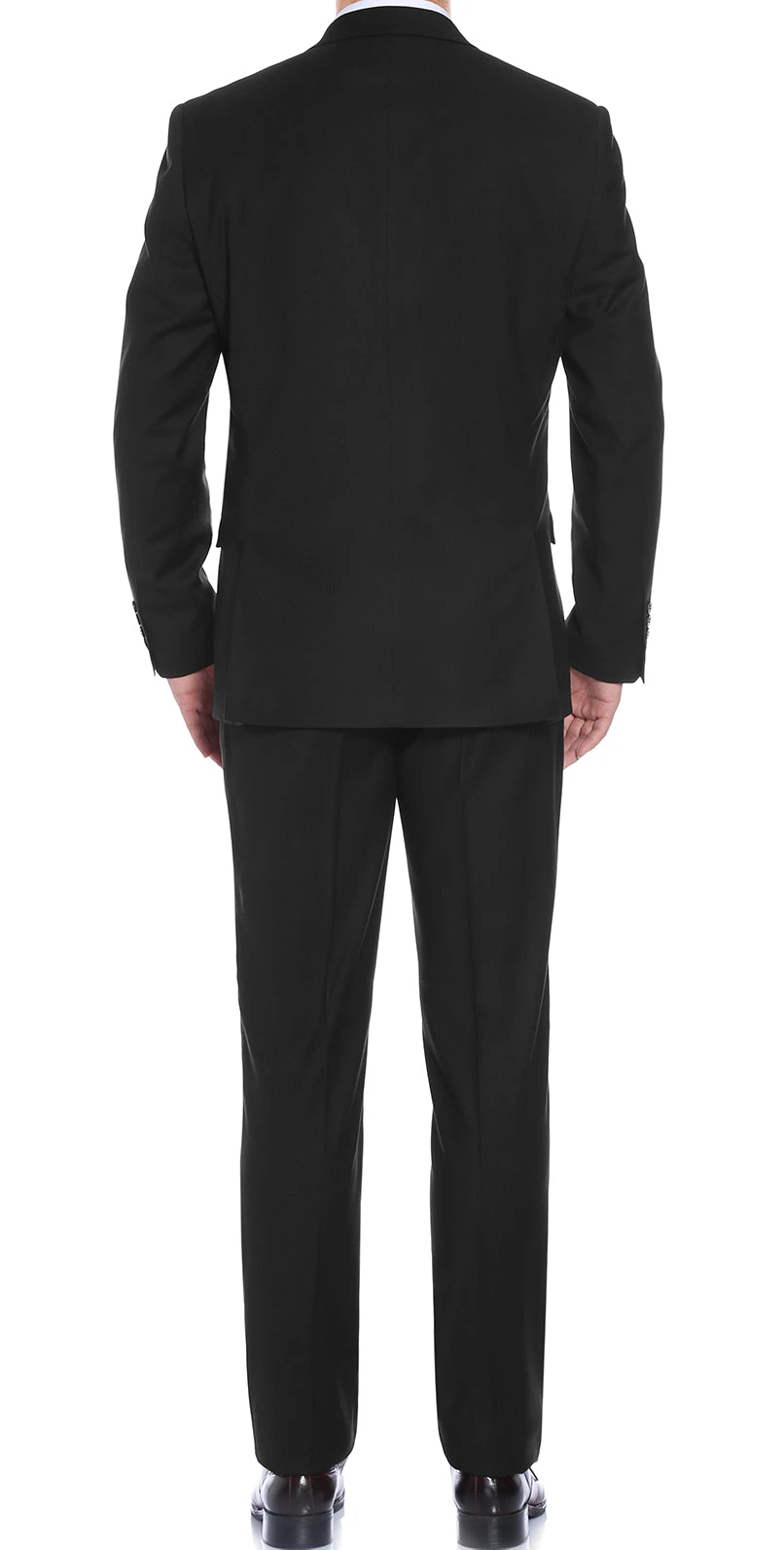 Performance Stretch Suit 2 Piece Slim Fit In Black 4 Performance Stretch Suit 2 Piece Slim Fit In Black - Image 2