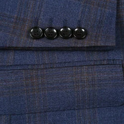 Classic Regular Fit 3-Piece Wool Stretch Checked Suits In Chocolate -Suit Gold Style Shop 4Z8A9764 1944x 19109de4 ea97 4ac6 8e9f 5a0f06174be3