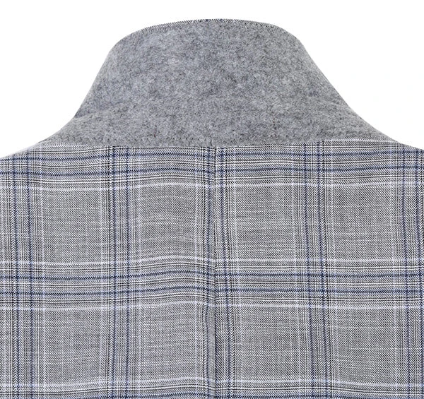 Regular Fit 2 Piece Suit Gray Plaid 8 Regular Fit 2 Piece Suit Gray Plaid - Image 6