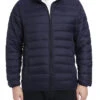 Men's Quilted Puffer Jacket In Navy 1 Men's Quilted Puffer Jacket In Navy -Suit Gold Style Shop 816 Navy 2 S