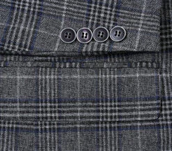 Classic Regular Fit Blazer Windowpane Pattern In Gray -Suit Gold Style Shop 8 2592x bdefad87 23fb 413d b70a dbd020c0ac53