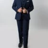 Classic Boy Suit 5 Piece Set Navy -Suit Gold Style Shop B347 04s