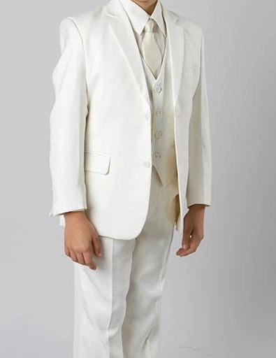 Classic Boy Suit 5 Piece Set Off White 3 Classic Boy Suit 5 Piece Set Off White