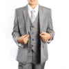 Classic Boy Suit Glen Plaid 5 Piece Set In Gray 1 Classic Boy Suit Glen Plaid 5 Piece Set In Gray -Suit Gold Style Shop B388 01 gray s