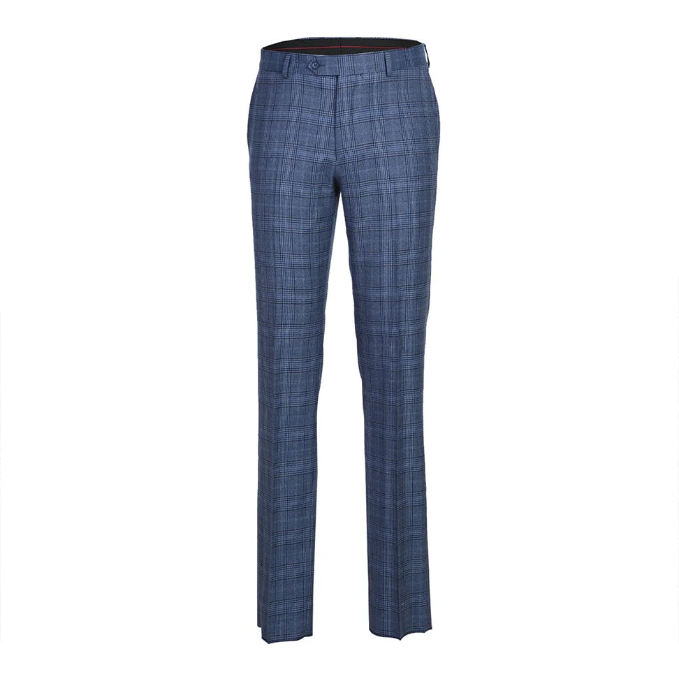 English Laundry 2-Piece Pale Denim Glen Check Suit Wool Blend 4 English Laundry 2-Piece Pale Denim Glen Check Suit Wool Blend - Image 2
