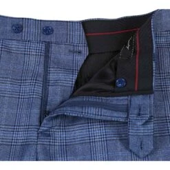 English Laundry 2-Piece Pale Denim Glen Check Suit Wool Blend 11 English Laundry 2-Piece Pale Denim Glen Check Suit Wool Blend -Suit Gold Style Shop EL 72 60 400 4