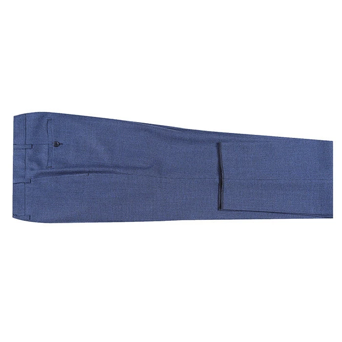 English Laundry Blue Checked Slim Fit Suit Wool Blend 11 English Laundry Blue Checked Slim Fit Suit Wool Blend - Image 9