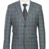 English Laundry 2-Piece Light Gray With Bronze Stereoscopic-Grid Suit Wool Blend 1 English Laundry 2-Piece Light Gray With Bronze Stereoscopic-Grid Suit Wool Blend -Suit Gold Style Shop EL72 57 470