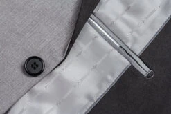 Gray 2 Piece Tuxedo Shawl Lapel Slim Fit -Suit Gold Style Shop IMG 5705s