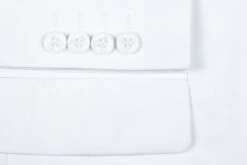 Vanderbilt Collection - Classic 2 Piece Suit 2 Buttons Regular Fit In White 10 Vanderbilt Collection - Classic 2 Piece Suit 2 Buttons Regular Fit In White -Suit Gold Style Shop IMG 8169s