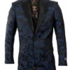 Empire Collection - Navy Modern Fit Spider Web Brushes Pattern Sports Coat 2 Empire Collection - Navy Modern Fit Spider Web Brushes Pattern Sports Coat -Suit Gold Style Shop ME227 01 03794