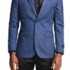 (S) Slim Fit Windowpane Blazer 2 Button In Blue 1 (S) Slim Fit Windowpane Blazer 2 Button In Blue -Suit Gold Style Shop MJ283S 02 31480.1551121716 768be8ea 756d 4507 b750 6cf14b38d40c