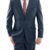 (46R) Arezzo Collection - 100% Wool Suit Modern Fit Italian Style 2 Piece In Indigo 1 (46R) Arezzo Collection - 100% Wool Suit Modern Fit Italian Style 2 Piece In Indigo -Suit Gold Style Shop MW246 04 abe7b16d 221b 4c7b a6ee 598fee054883