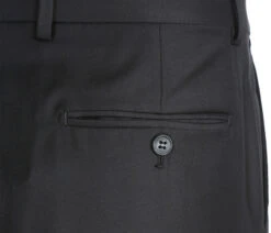 Half Canvas Wool Dress Suit Modern Fit 2 Piece In Black -Suit Gold Style Shop RHC100 1 4 8bbc210d 2c8b 4458 96c5 0b37a0331b44