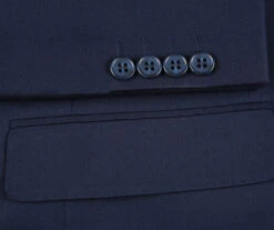 Half Canvas Stretch Wool Dress Suit Modern Fit 2 Piece In Navy -Suit Gold Style Shop RHC100 2 3 e0fd833e 7213 432d a5c9 011d586929f5