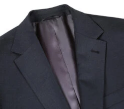 Half Canvas Wool Dress Suit Regular Fit 2 Piece In Charcoal -Suit Gold Style Shop RHC100 3 6