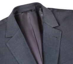 Half Canvas Wool Dress Suit Modern Fit 2 Piece In Gray -Suit Gold Style Shop RHC100 4 6