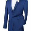 Slim Fit Men's Suit 2 Piece 2 Button In Twilight Blue -Suit Gold Style Shop SC900 12 TWILIGHT BLUE JPG 800x1200 full
