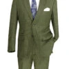 Catania Collection - Modern Fit Windowpane Suit 2 Piece In Olive 1 Catania Collection - Modern Fit Windowpane Suit 2 Piece In Olive -Suit Gold Style Shop SO1 MRW 1 OLIVE JPG