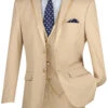 Leonardo Collection - Slim Fit Tuxedo 2 Buttons 3 Piece Beige Suit -Suit Gold Style Shop SV2T 8 BEIGE JPG 800x1200 1
